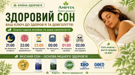 Здоровий сон — основа міцного здоров’я