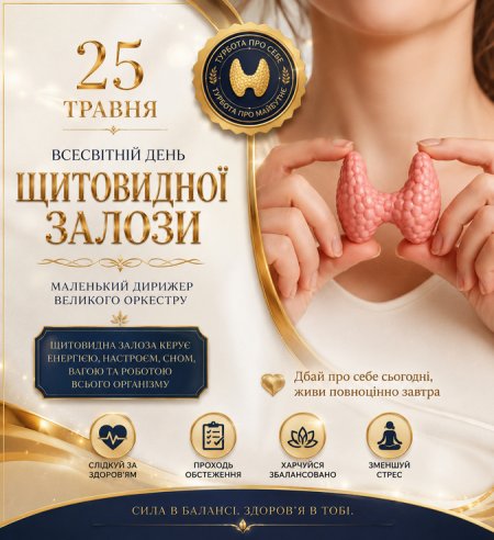 25 травня Всесвітній день щитовидної залози