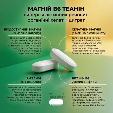 Магній B6 Теанін Amrita