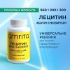 Лецитин комплекс + холин + мио-инозитол от Amrita для поддержки работы мозга, сердца и нервной систем