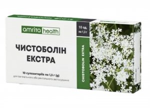 Свечи Чистоболин экстра №10,предотвращения метастазирования опухолей органов малого таза