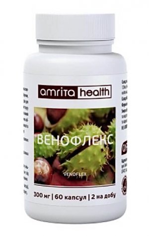 Венофлекс 60 капс.Для комплексного лечения варикоза, профилактика тромбов