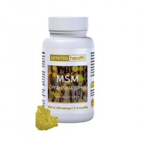 MSM органічна сірка- зміцнює хрящову та кісткову тканини, уповільнює старіння суглобів  MSM органічна сірка- зміцнює хрящову та кісткову тканини, уповільнює старіння суглобів