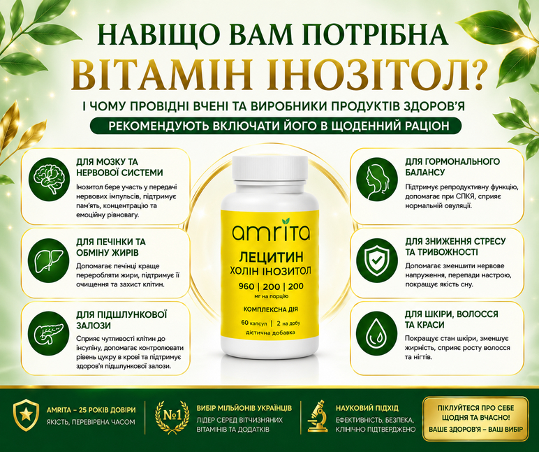 Інозитол та клітинна підтримка Amrita