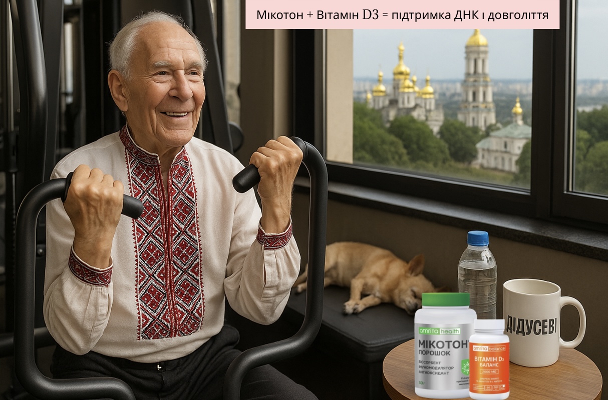 Мікотон + Вітамін D3: підтримка ДНК і довголіття