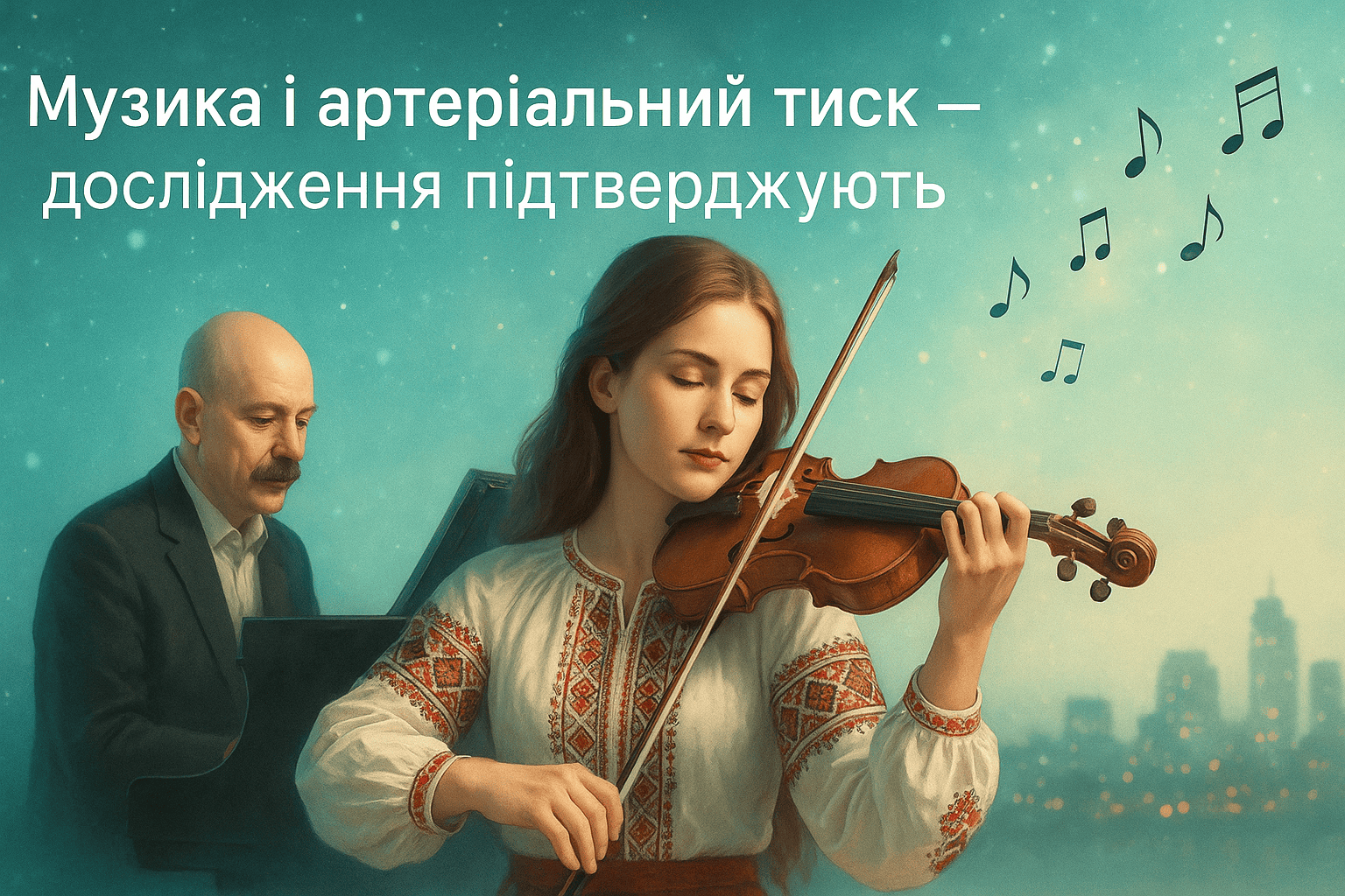 Музика допомагає контролювати артеріальний тиск. Підтримка серця з Amrita