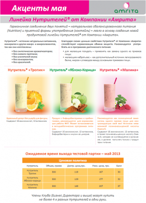 Скачать информационный лист «Акценты месяца: май 2013» без регистрации- бесплатно!