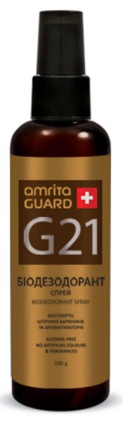 AMRITA GUARD. Био дезодорант . 21 растительный компонент,100 мл