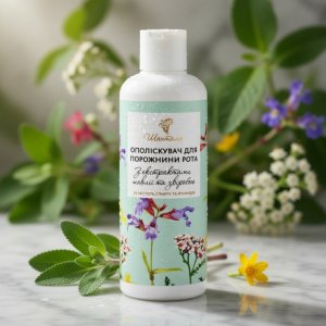 Ополіскувач для порожнини рота без спирту | Захист ясен і свіжий подих | Amrita