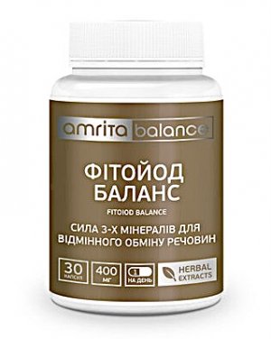 Йод Баланс (Fitoiod balance) 400 мг-профилактика йододефицита, гармонизация щитовидной железы