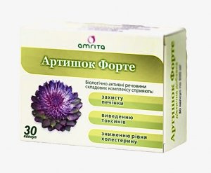 Смесь печеночная, заменена на Артишок форте 30 капсул