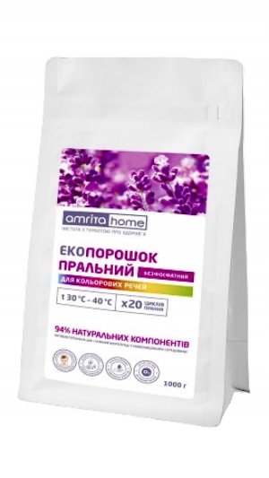 Экопорошок для цветных вещей Шанталь, 1000 гр